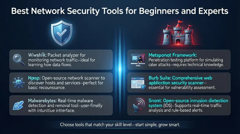 best network security tools for beginners and experts