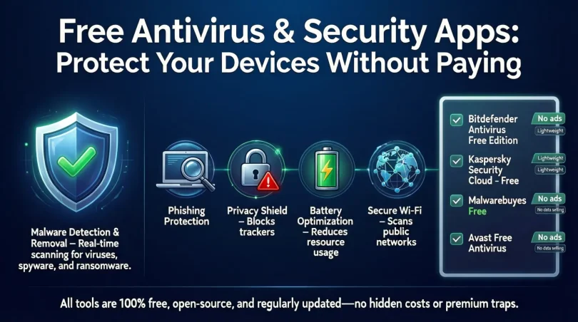 free antivirus & security apps protect your devices without paying