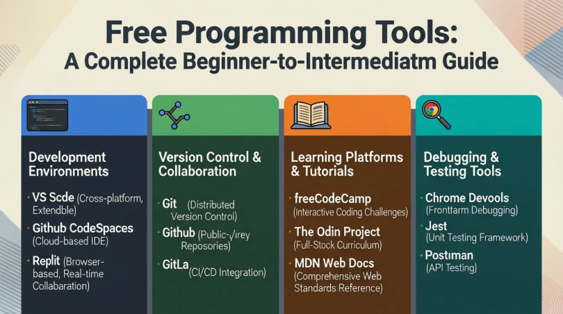 free programming tools a complete beginner-to-intermediate guide